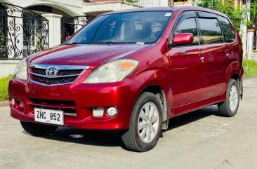 Red Toyota Avanza 2007 for sale in Manual