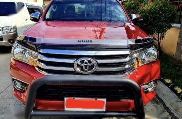 Selling Red Toyota Hilux 2017 in Santa Rosa