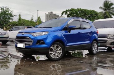 Blue Ford Ecosport 2016 for sale in Automatic