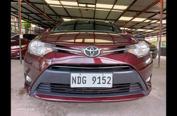 Selling Red Toyota Vios 2017 Sedan Gasoline in Las Piñas
