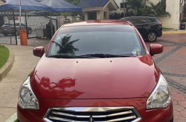 Red Mitsubishi Mirage G4 2015 for sale in Mandaluyong
