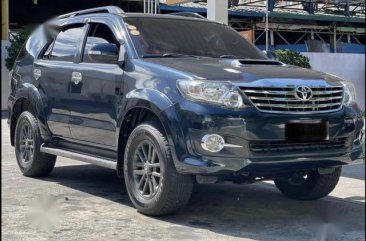 Blue Toyota Fortuner 2015 for sale in Automatic