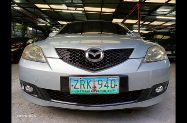 Silver Mazda 3 2008 Hatchback at 90000 for sale