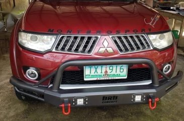 Red Mitsubishi Montero Sport 2011 for sale in Pateros