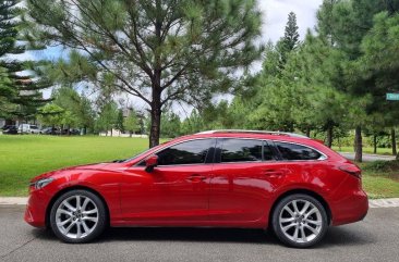 Red Mazda 6 2017 Wagon for sale in Las Piñas