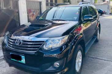 Black Toyota Fortuner 2013 for sale in Automatic