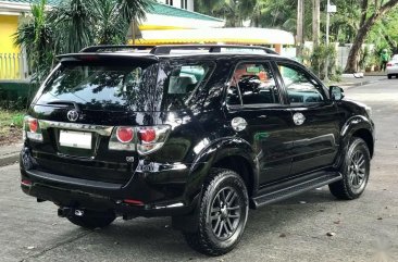 Selling Black Toyota Fortuner 2015 in Muntinlupa