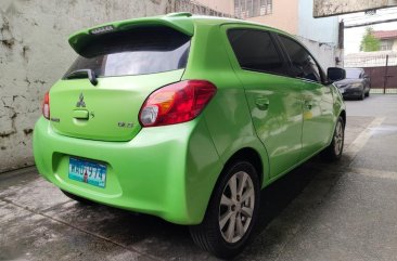 Selling Green Mitsubishi Mirage 2013 in Quezon City