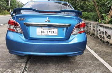 Blue Mitsubishi Mirage 2019 for sale in Automatic