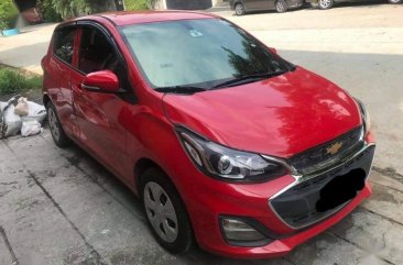 Red Chevrolet Spark 2019 for sale in Quezon City