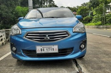 Blue Mitsubishi Mirage 2019 for sale in Automatic