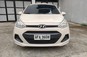 Sell Pearl White 2014 Hyundai Grand i10 in Quezon City