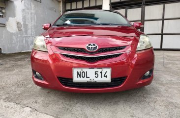 Red Toyota Vios 2010 for sale in Quezon City