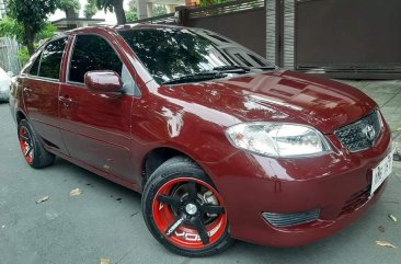 Red Toyota Vios 2004 for sale in Quezon City