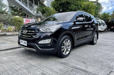 Black Hyundai Santa Fe 2013 for sale in Automatic