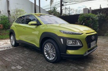 GreenSilver Hyundai Kona 2019 for sale in Automatic
