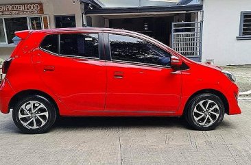 Red Toyota Wigo 2020 for sale in Automatic