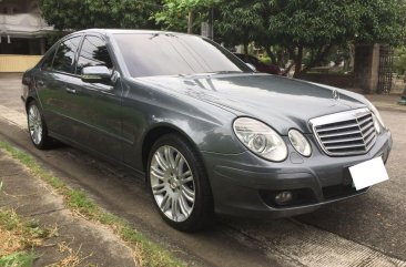 Grey Mercedes-Benz E-Class 2008 for sale in Parañaque