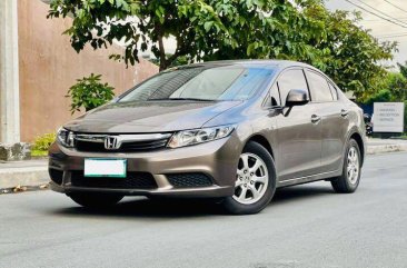 Sell Grey 2013 Honda Civic in Malvar