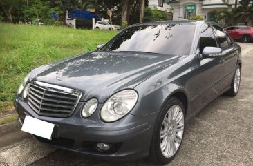 Grey Mercedes-Benz E-Class 2008 for sale in Parañaque