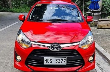Red Toyota Wigo 2020 for sale in Automatic