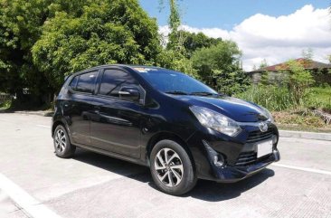 Black Toyota Wigo 2018 for sale in Quezon City