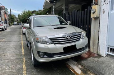 Silver Toyota Fortuner 2013 for sale in Marikina