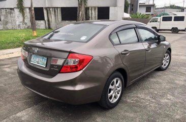 Grey Honda Civic 2013 for sale in Automatic