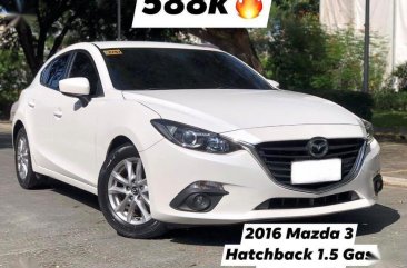 White Mazda 3 2016 for sale in Automatic