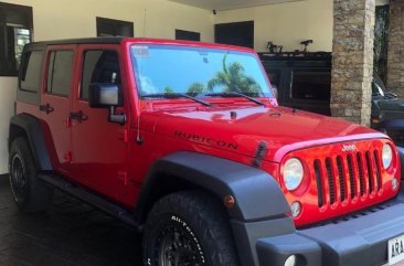 Selling Red Jeep Rubicon 2015 in Pateros