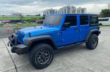 Blue Jeep Wrangler 2016 for sale in Pasig