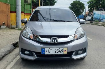 Brightsilver Honda Mobilio 2016 for sale in Malabon