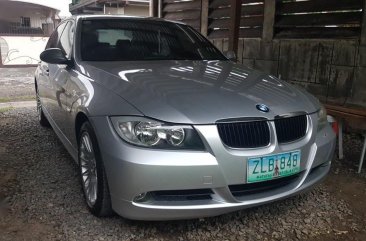 Silver BMW 320I 2007 for sale in Batangas