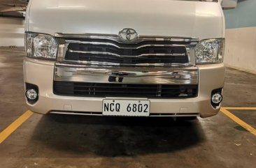 White Toyota Hiace Super Grandia 2019 for sale in Pateros