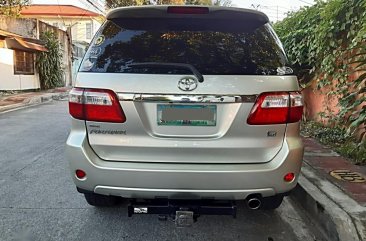 Silver Toyota Fortuner 2010 for sale in Automatic