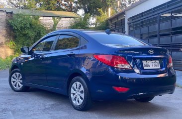 Blue Hyundai Accent 2016 for sale in Manual