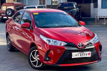 Red Toyota Vios 2021 for sale in Makati