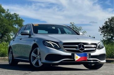 Pearl White Mercedes-Benz E-Class 2017 for sale in Quezon