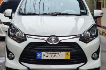 White Toyota Wigo 2020 for sale in Manila