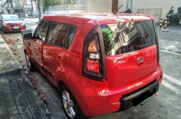 Red Kia Soul 2010 for sale in Makati