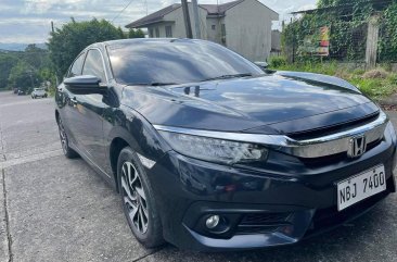 Grey Honda Civic 2017 for sale in Quezon City