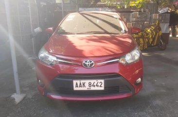 Red Toyota Vios 2014 for sale in Manual