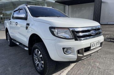 Pearl White Ford Ranger 2014 for sale in Automatic
