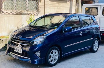 Blue Toyota Wigo 2015 for sale in Automatic