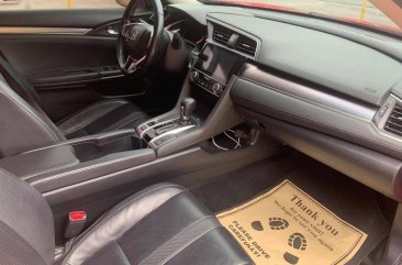 Red Honda Civic 2016 for sale in Quezon City