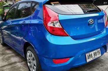 Blue Hyundai Accent 2015 for sale in Las Piñas