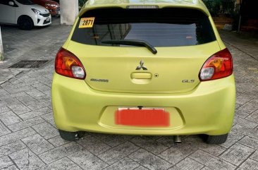 Selling Yellow Mitsubishi Mirage 2015 in Parañaque