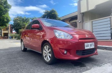 Red Mitsubishi Mirage 2014 for sale 