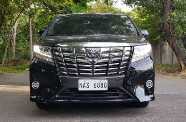 Black Toyota Alphard 2017 for sale in Las Pinas