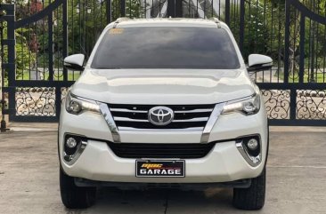 Selling Pearl White Toyota Fortuner 2017 in Quezon